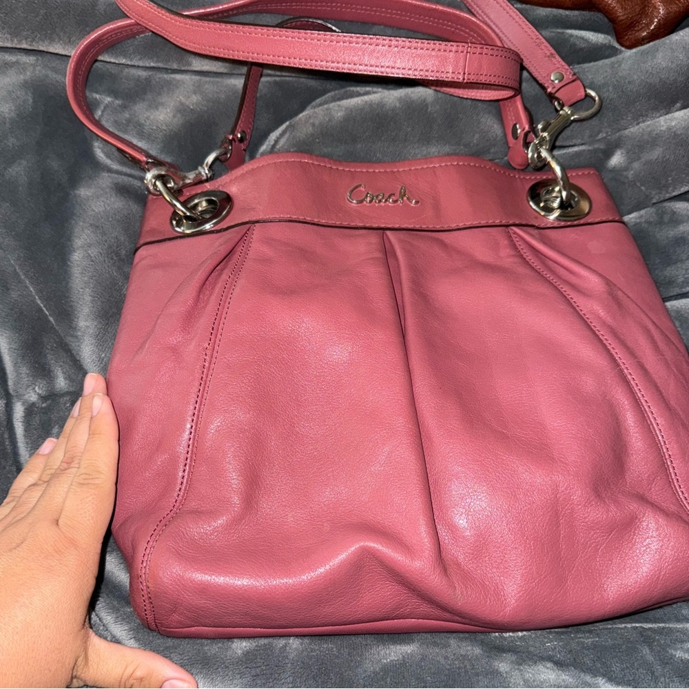 Pink Coach Crossbody